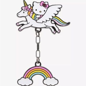 Loungefly Hello Kitty Rainbow Unicorn Enamel Pin Hot‎ Topic